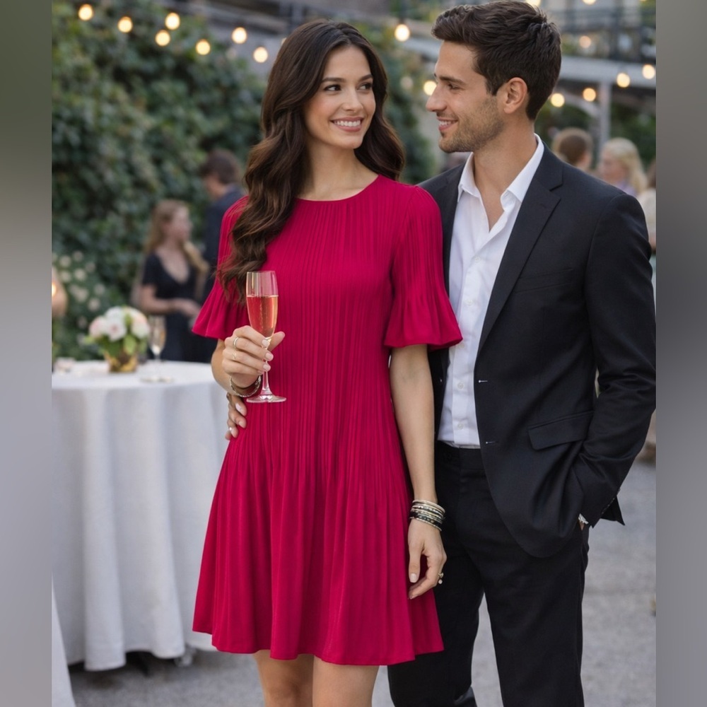 Rachel Zoe Dress Pleated
